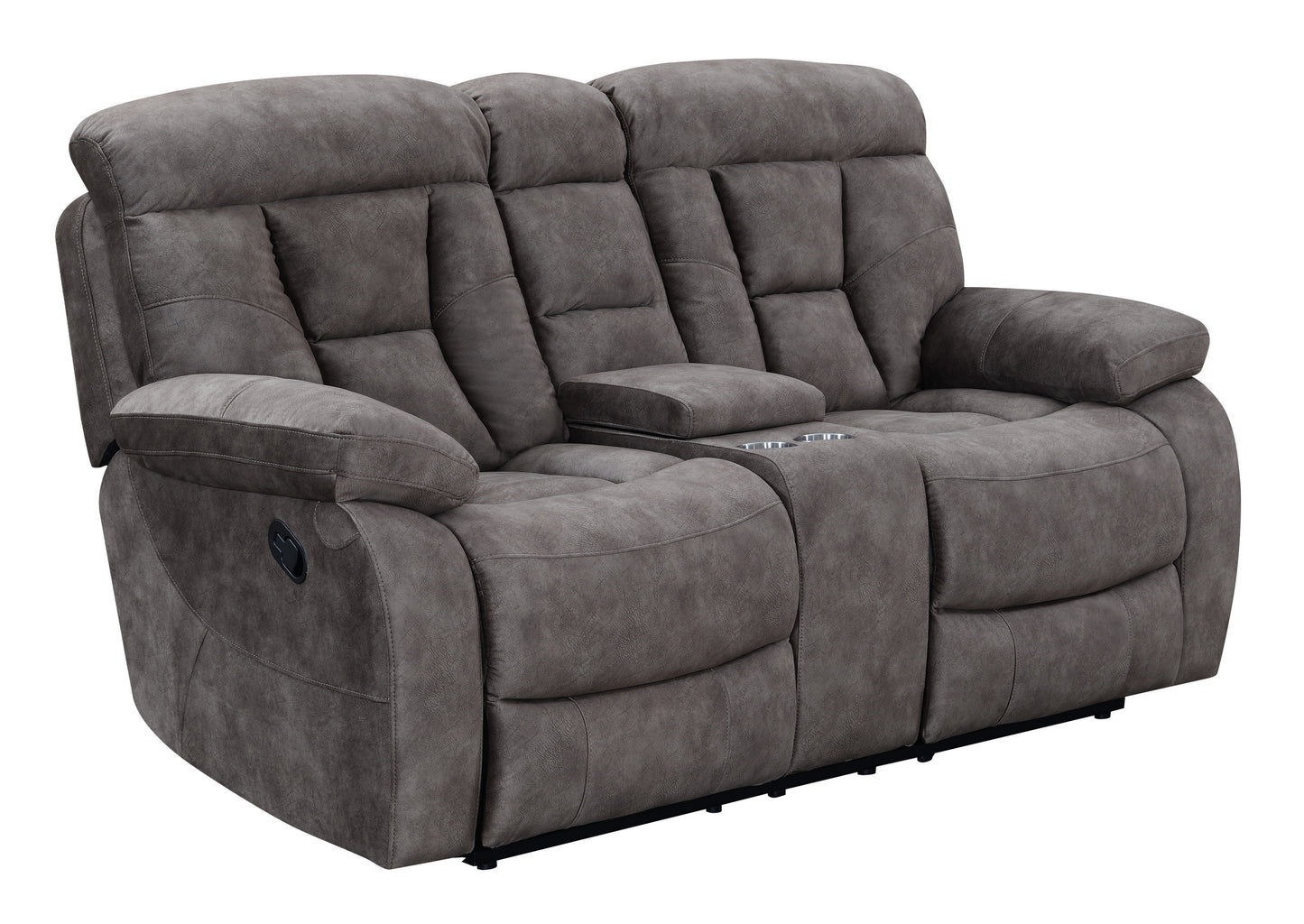 Bogata - Sofa And Loveseat Set - Dark Gray