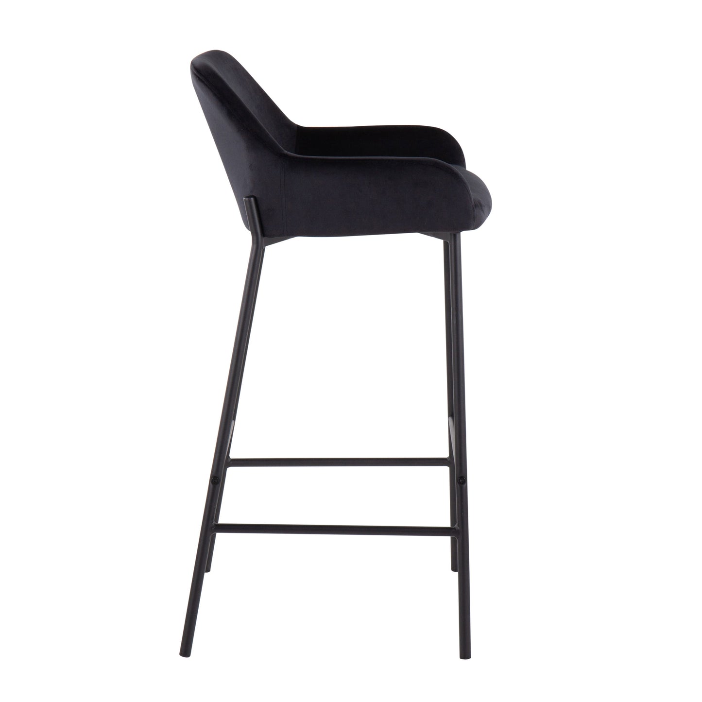 Daniella - Industrial Fixed Height Bar Stool (Set of 2)