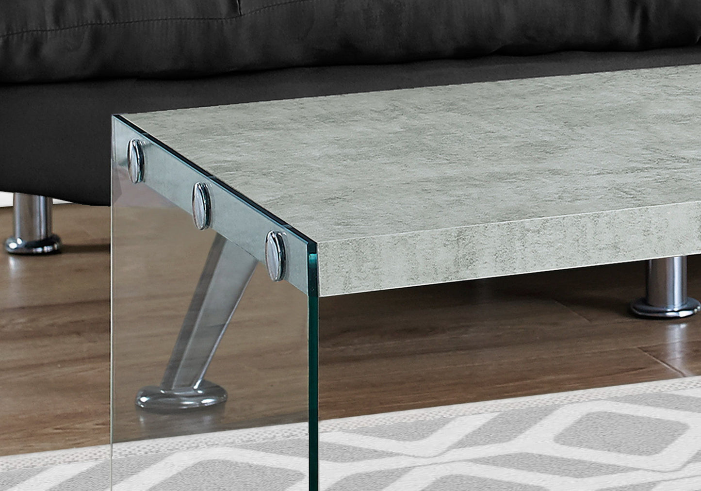 Table, Rectangular, Contemporary / Modern - Gray