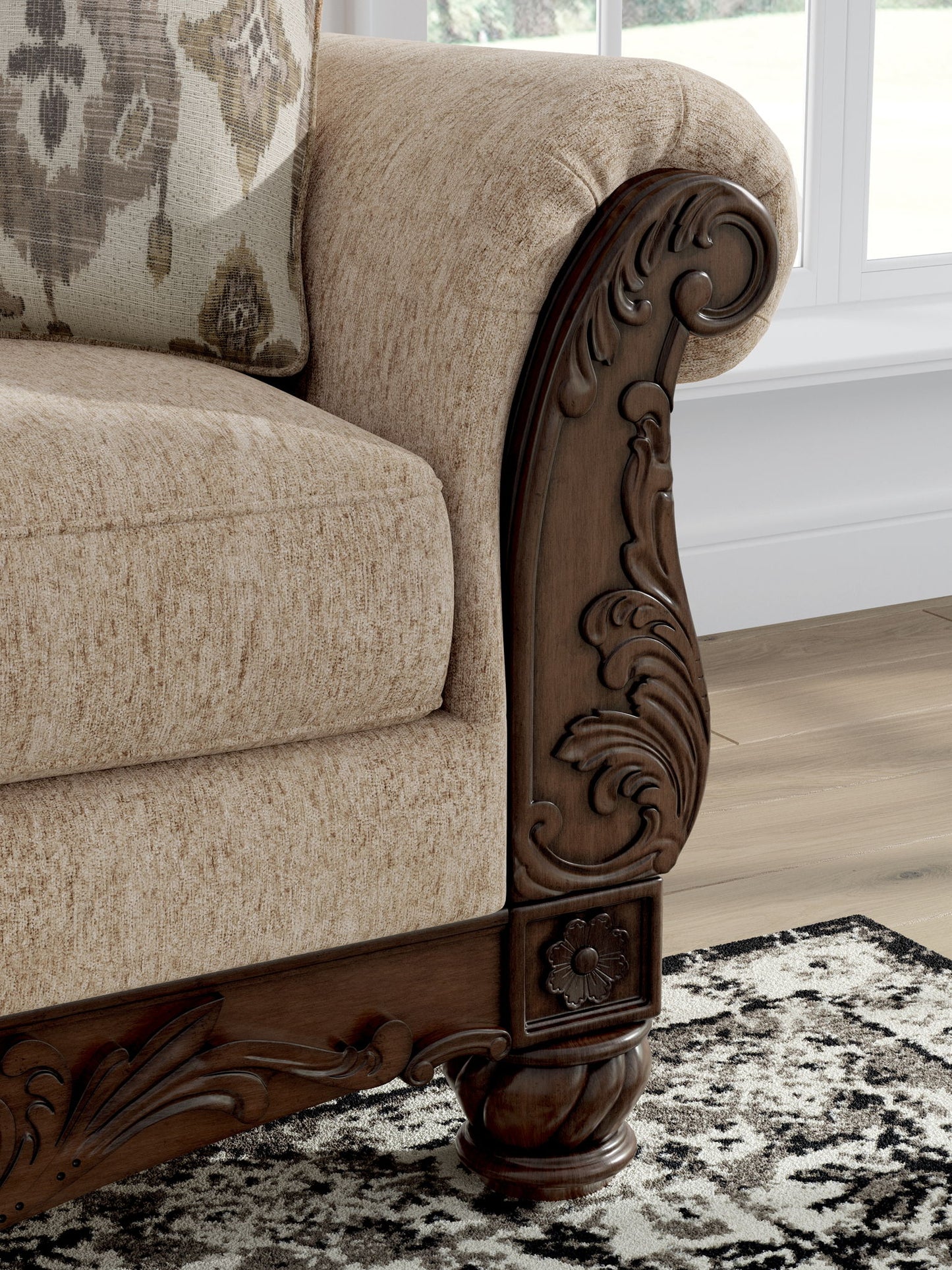 Chelsworth - Loveseat - Golden