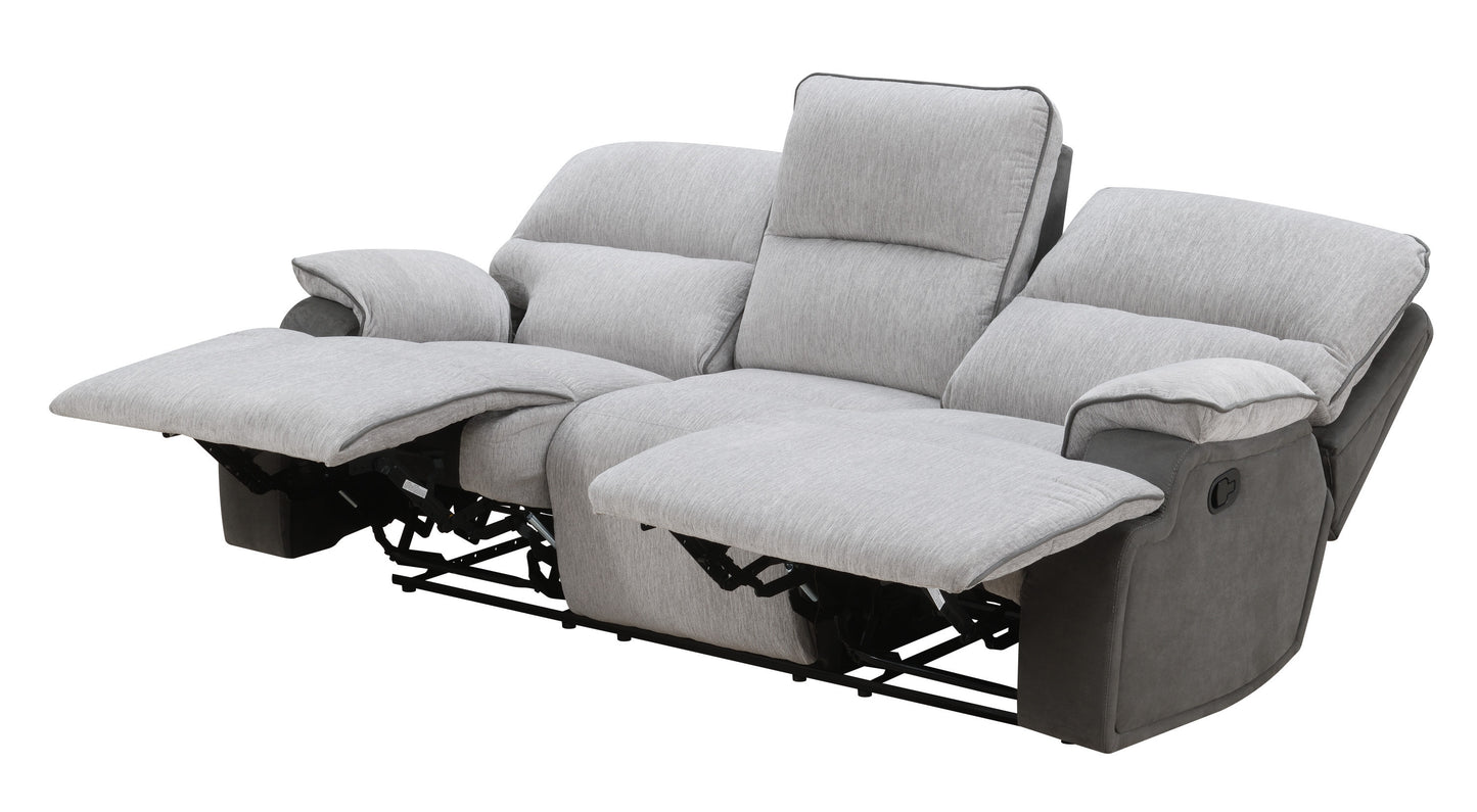 Cyprus - Recliner Sofa - Gray