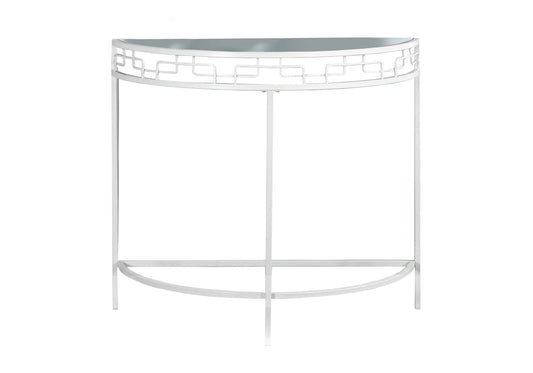 Accent Console Table For Entryway, Contemporary And Modern - White