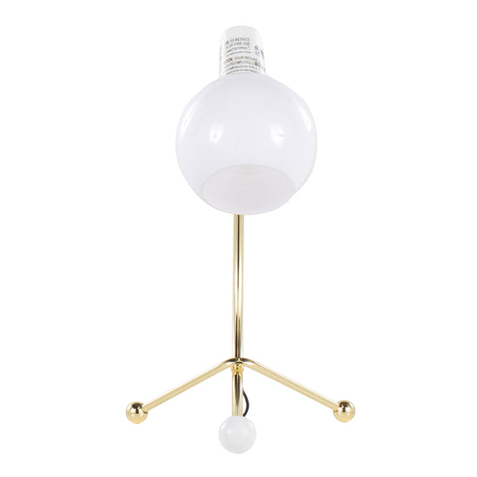 Eileen - Contemporary Task Lamp - Gold / White