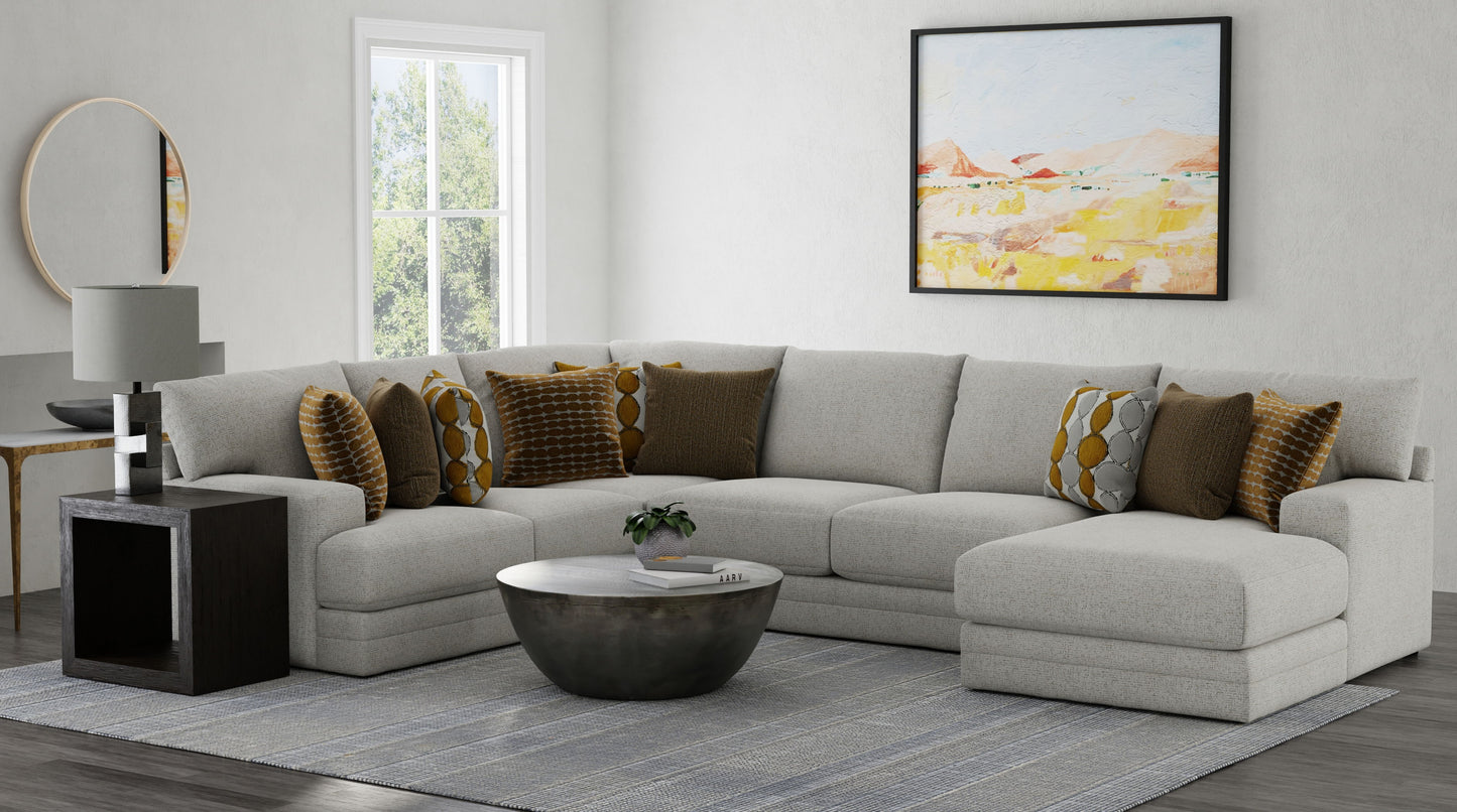 Tori - Sectional With Comfort Coil Seating And Accent Pillows Included