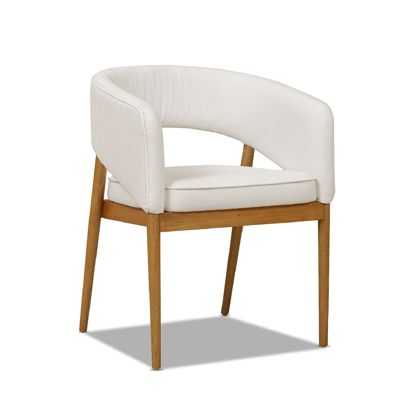 Mirah - Modern Open Barrel Dining Chair