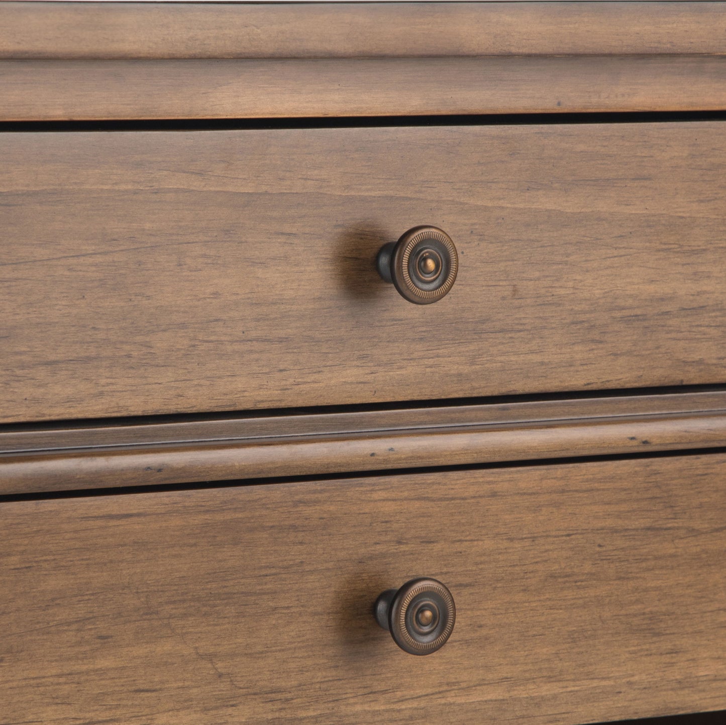 Carlton - Bedside Table - Rustic Natural Aged Brown