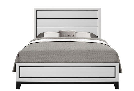 Kate - Queen Bed Headboard & Footboard - White
