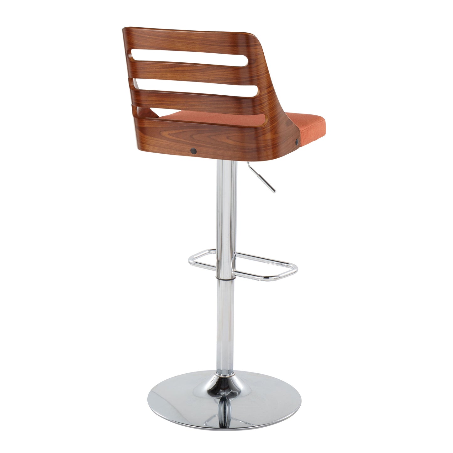 Trevi - Mid Century Modern Adjustable Barstool With Swivel