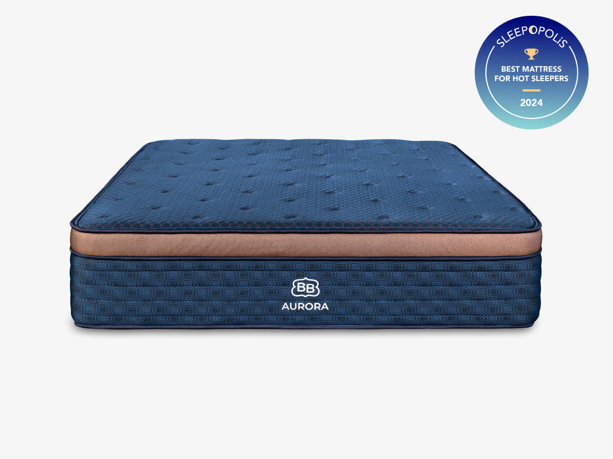 Brooklyn Bedding Aurora Luxe Cooling mattress front view