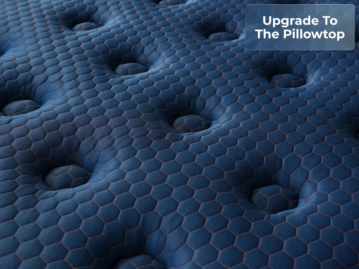 Aurora Cloud Pillow Top cooling surface close-up