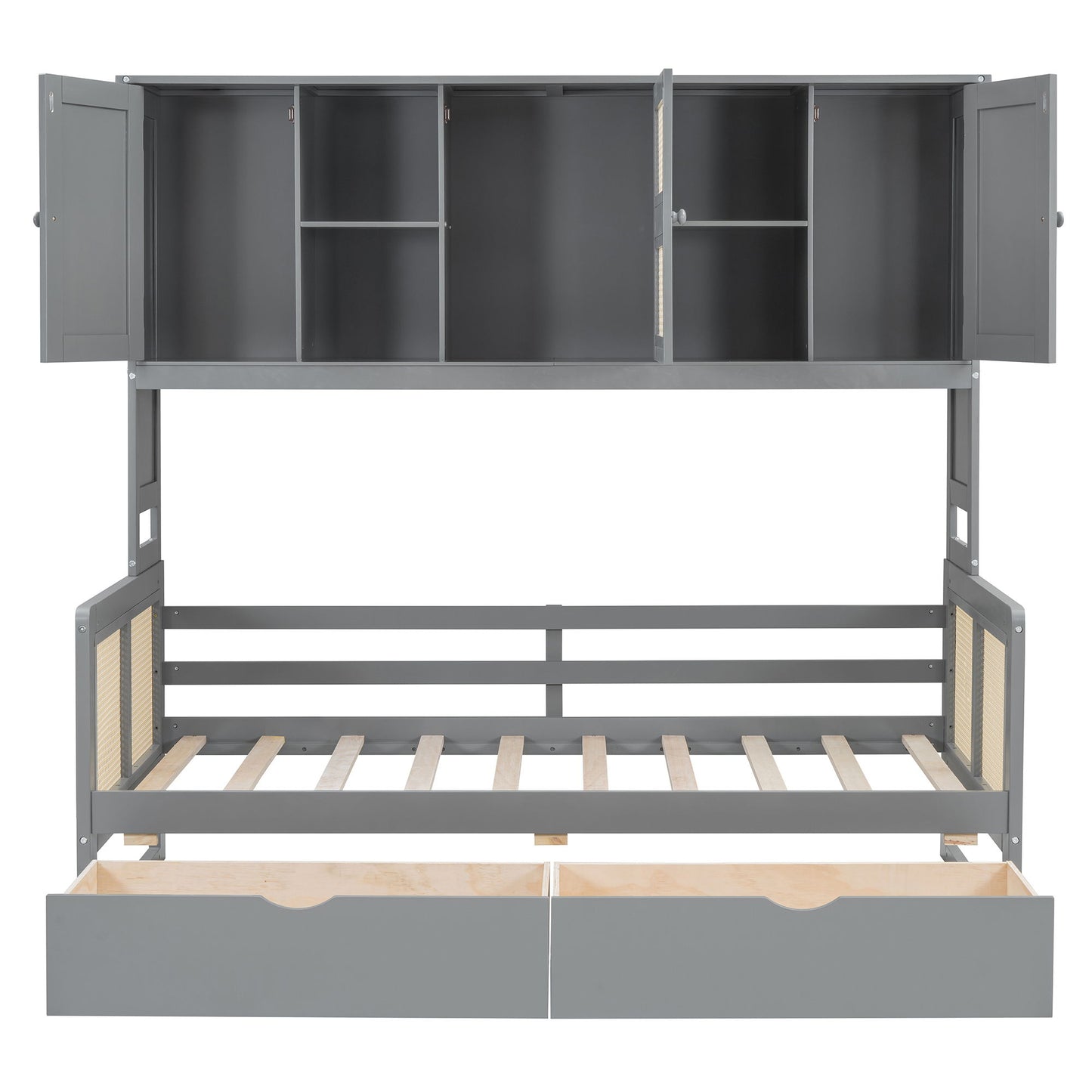 Daybed And All In One Cabinet And Shelf