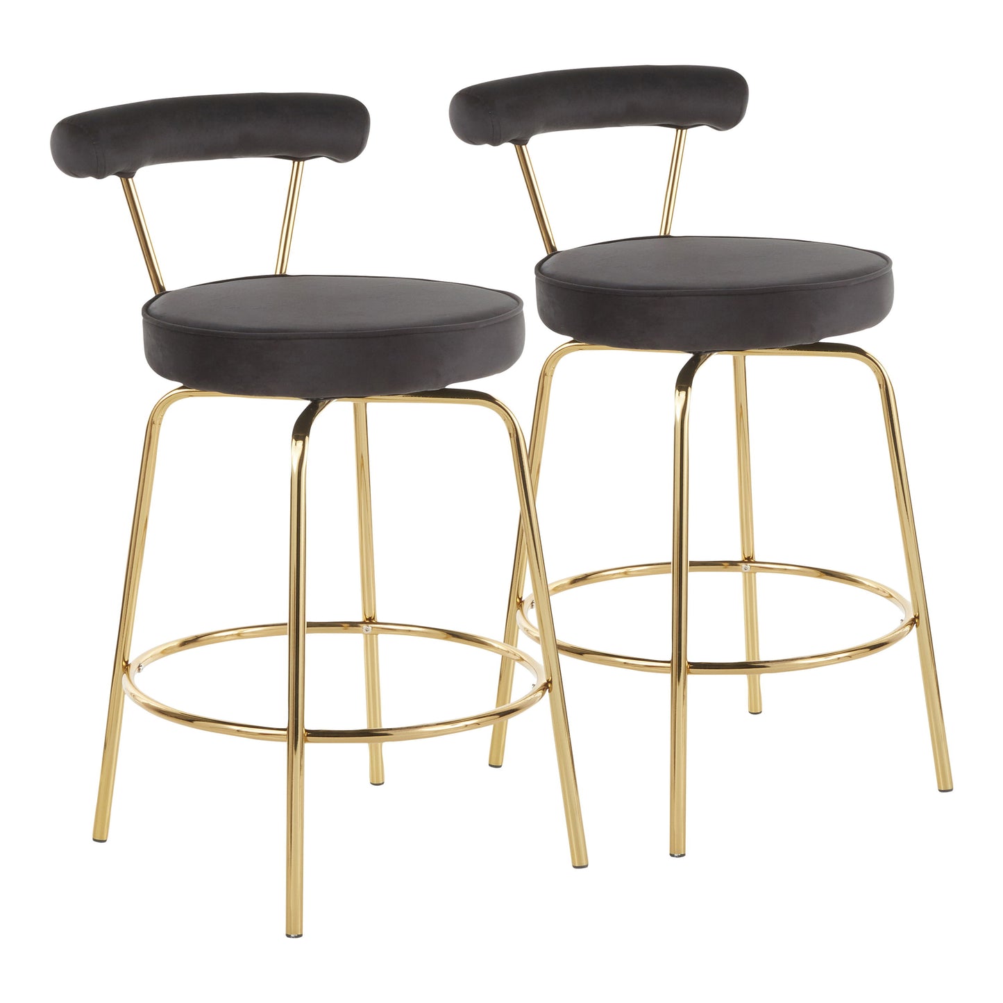 Rhonda - Glam Counter Stool (Set of 2)