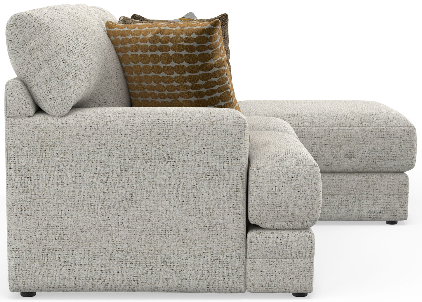 Tori - Sectional With Comfort Coil Seating And Accent Pillows Included