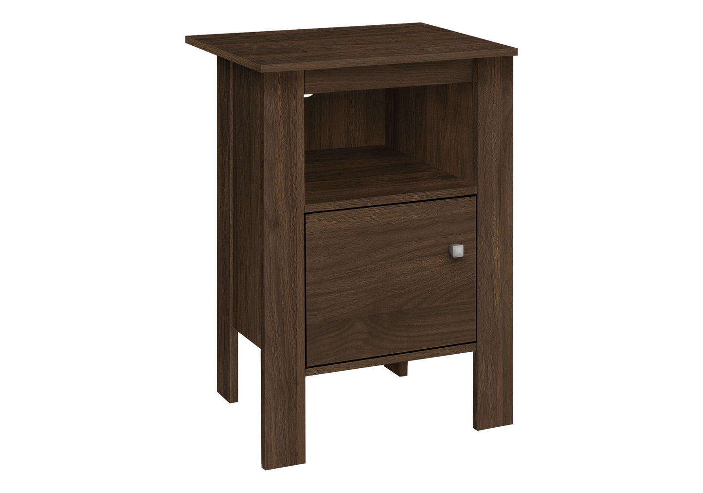 Accent Nightstands, Storage, Transitional - Walnut