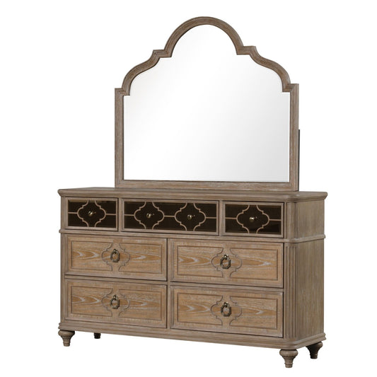 1 Piece Dresser, Dovetail Drawers, Bedroom Furniture - Oak / Rustic