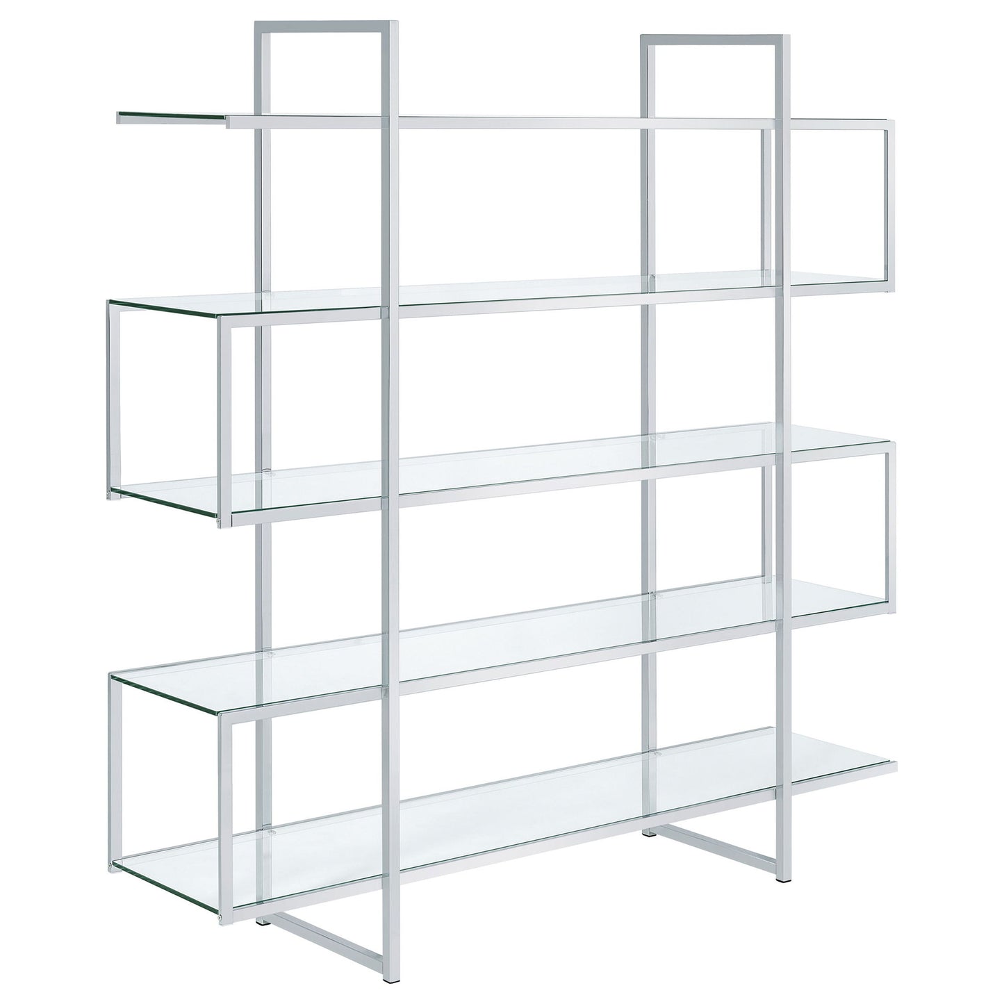 Harison - 5 Shelf Bookshelf - Clear