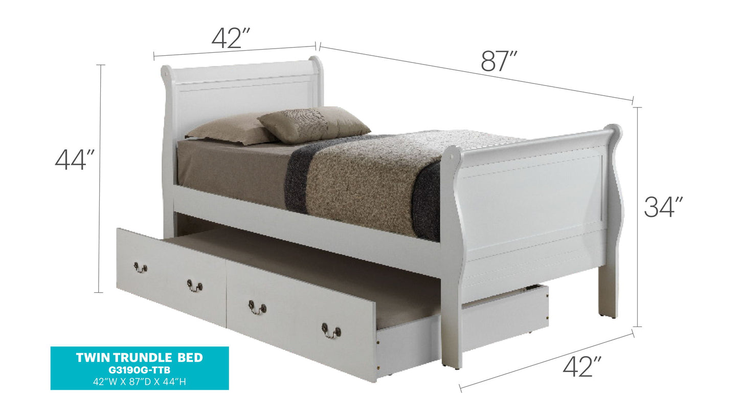 Elegant Trundle Bed With Timeless Charm