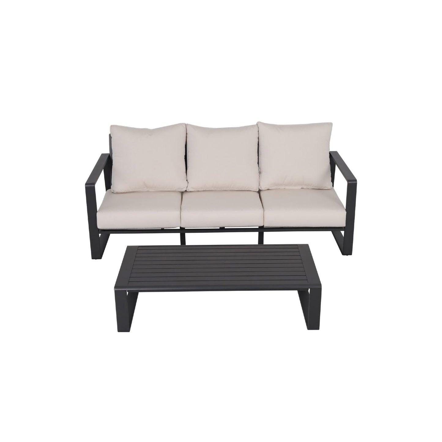 Sofa With Rectangular Coffee Table
