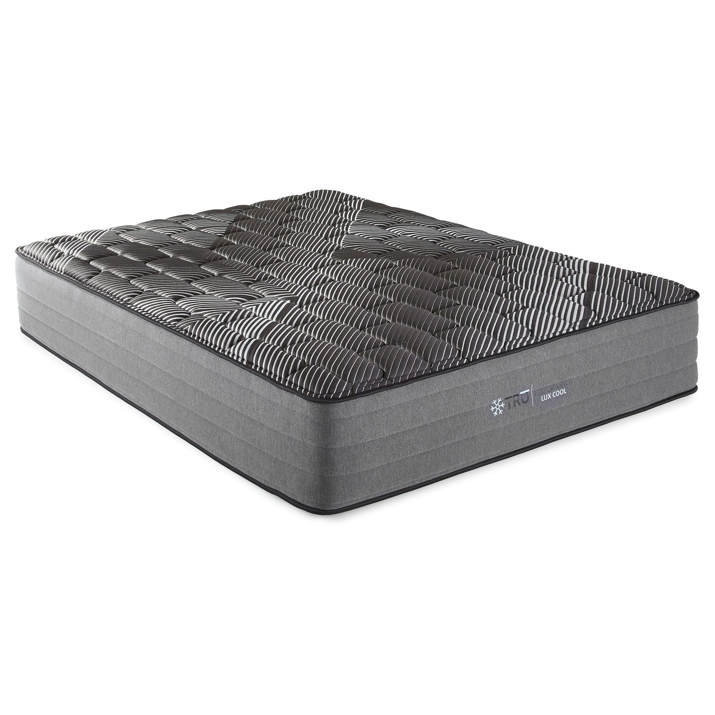 Starrett Black - 14" Euro Top Hybrid Mattress With Copper Gel And Silver Infused Foam - Sleek Black - Twin - Black