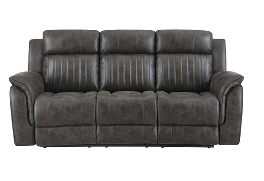 U8517 - Reclining Sofa - Gray