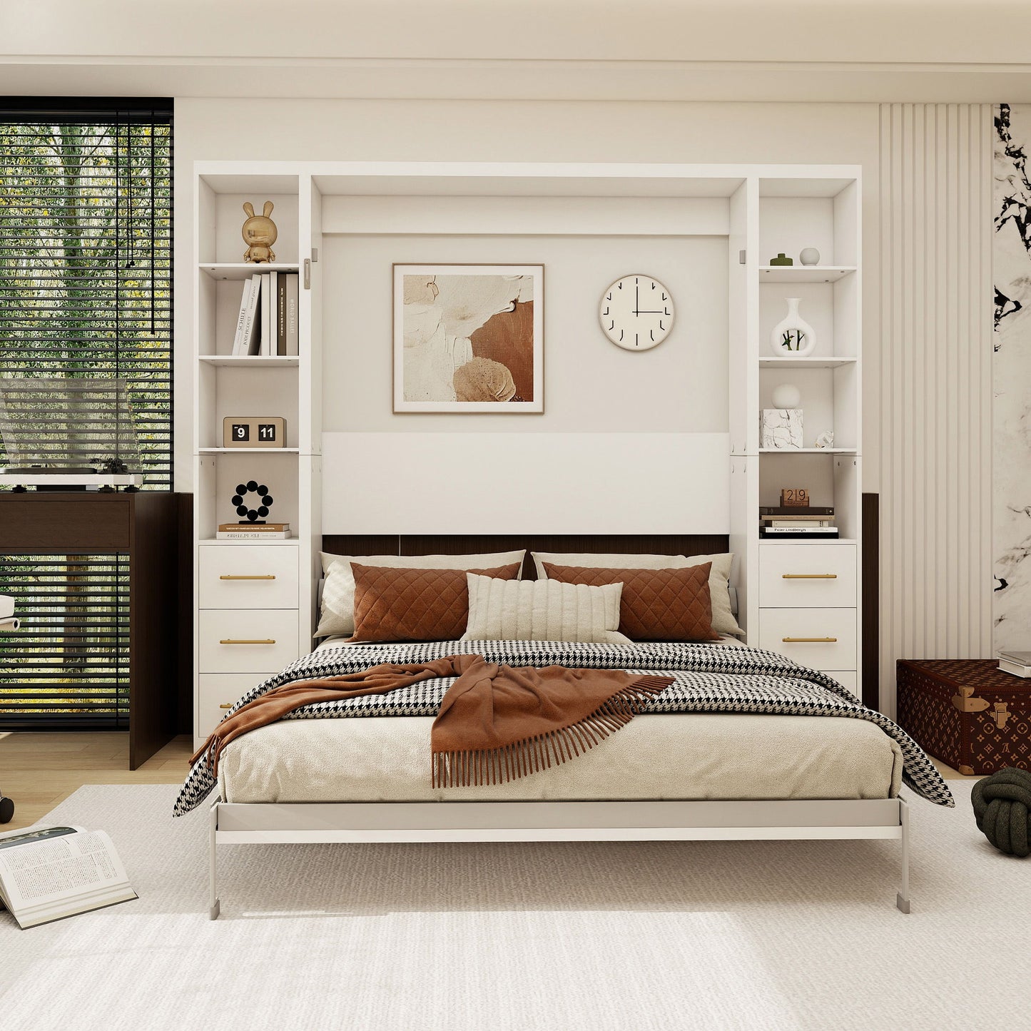 Multifunctional Vertical Murphy Wall Bed