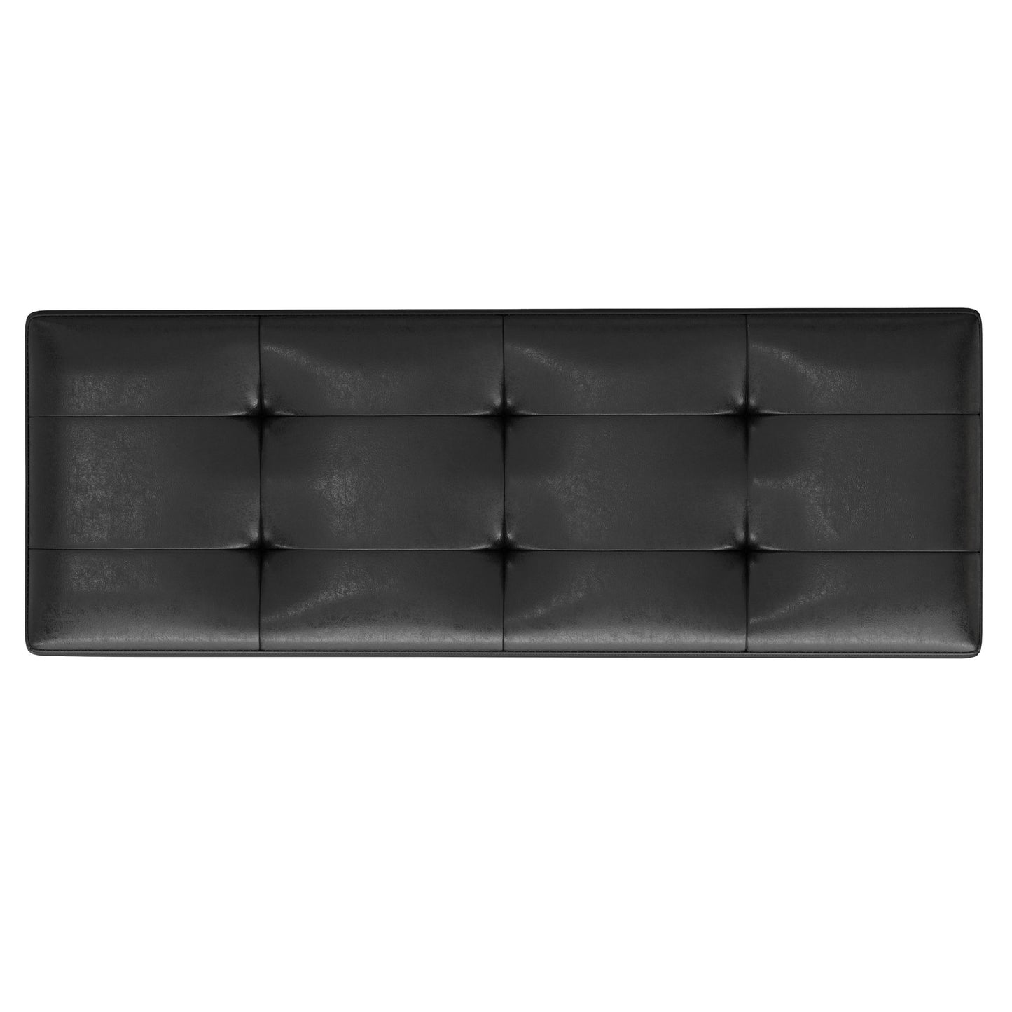 Shay - Large Square Coffee Table Storage Ottoman Mid-Century Style