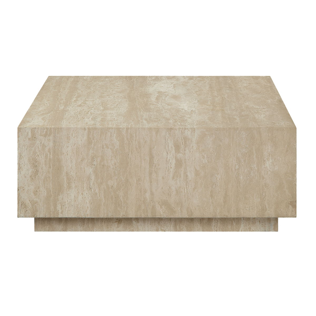 Deon - Travertine Table - Beige