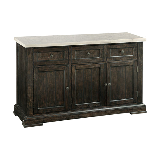 Nolan - Marble Top Salvage Server - Oak