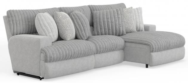 Catnapper Abraxas — 3-piece power right chaise in Moonstruck