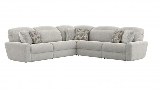 Catnapper Terrence — 5-piece power reclining L-shaped in Oyster
