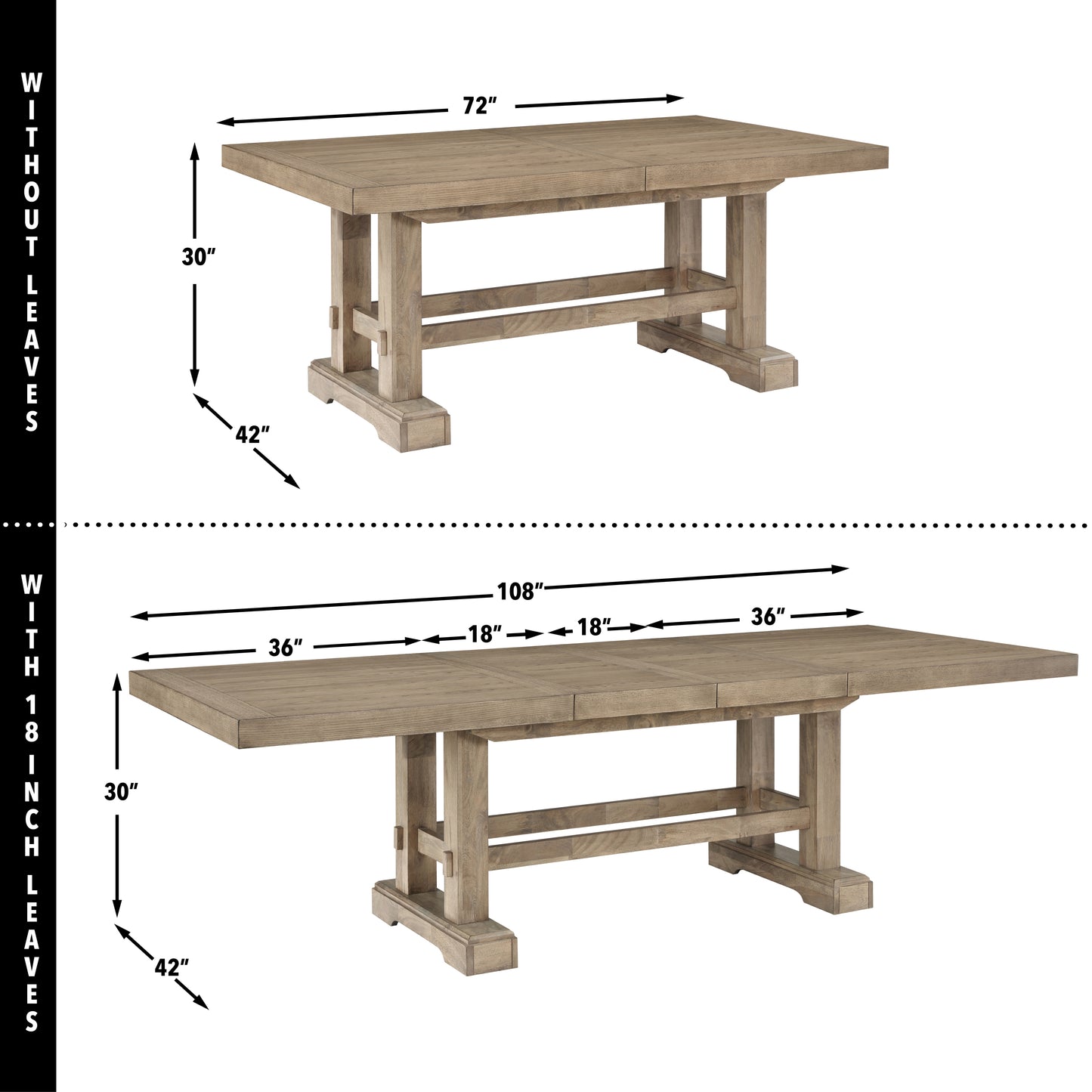 Napa - 7 Piece Dining Set - Sand