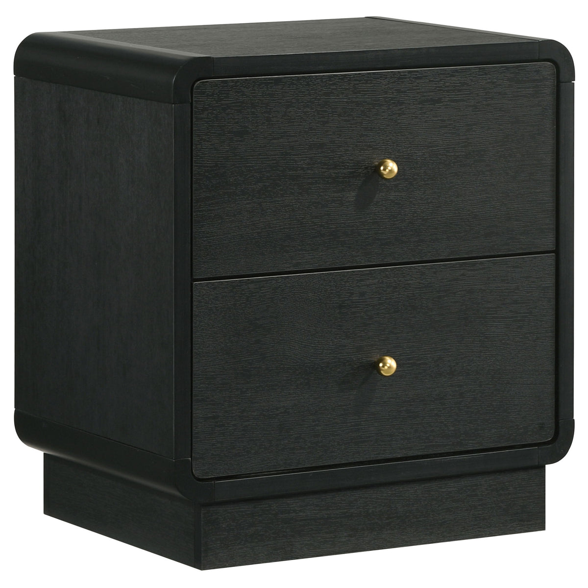 Burton - 2 Drawer Nightstand - Black