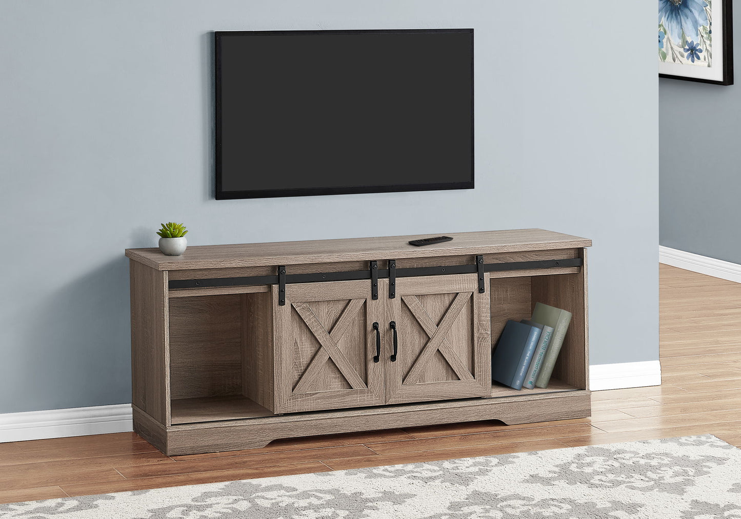 TV Stand, Console Media Entertainment Center, Storage Cabinet, Transitional