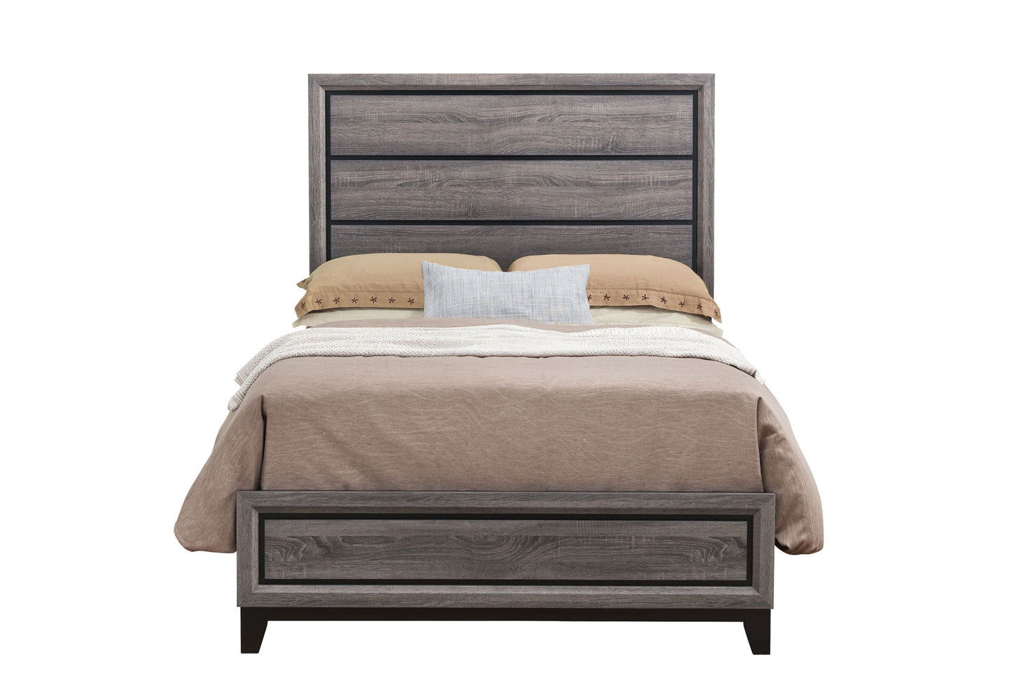 Kate - Full / Twin Bed Side Rails - Foil Gray