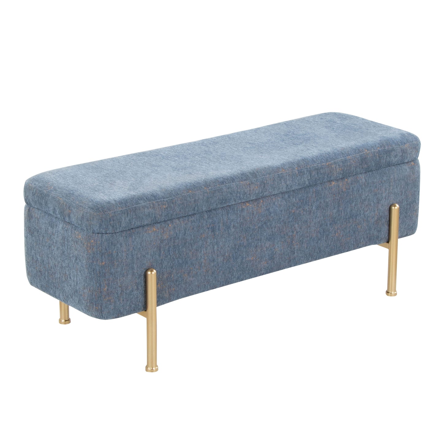 Daniella - Contemporary Bench - Gold / Blue