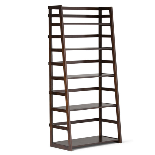 Acadian - Handcrafted Ladder Shelf Bookcase