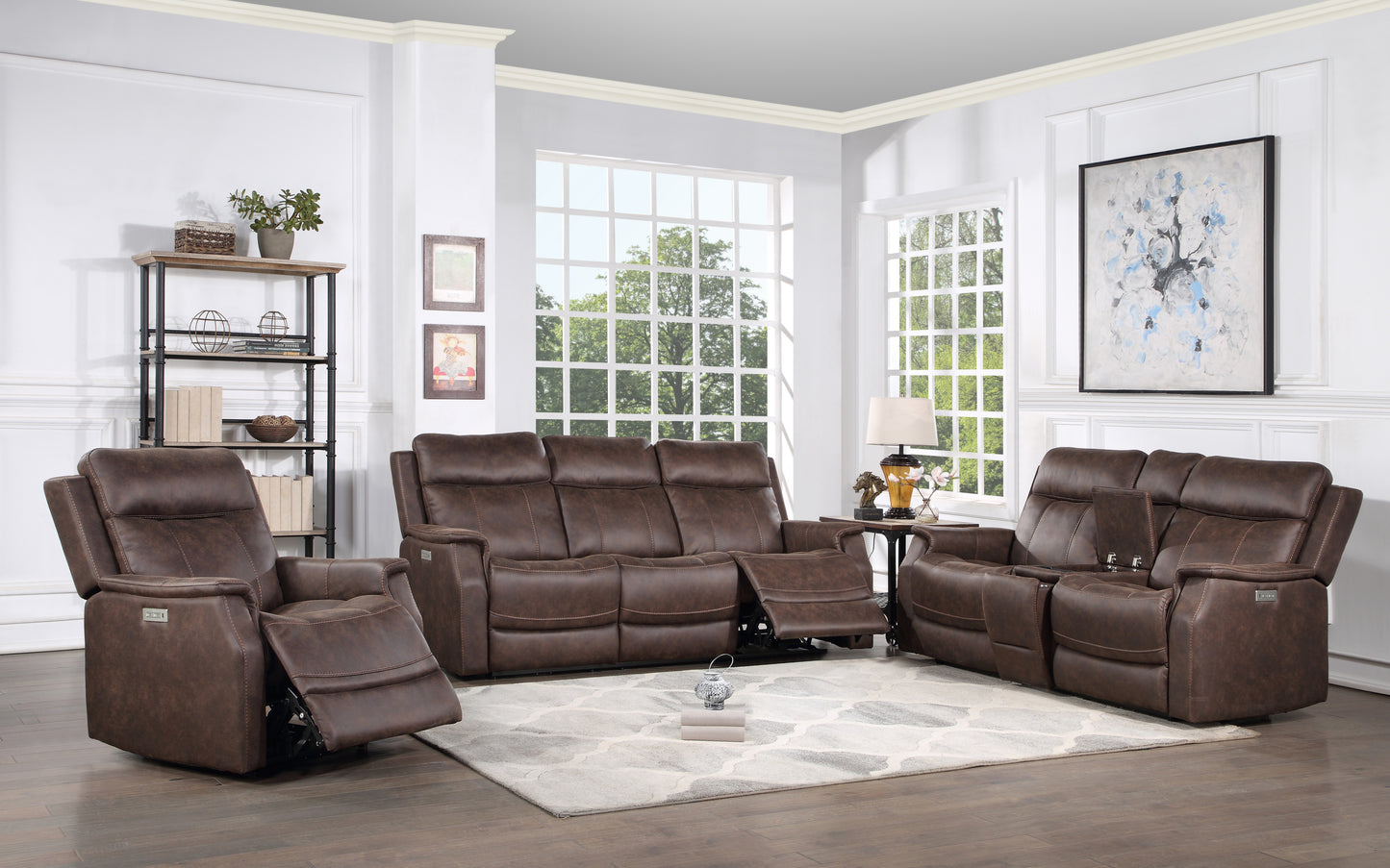 Valencia Pw/Pw Recliner Sofa Walnut