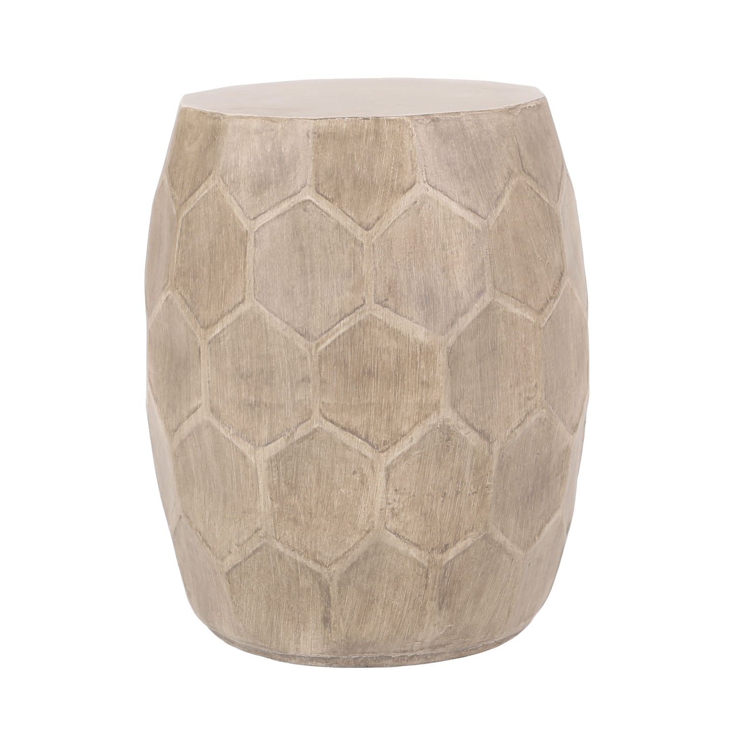 Outdoor Lightweight Concrete Side Table - Natural