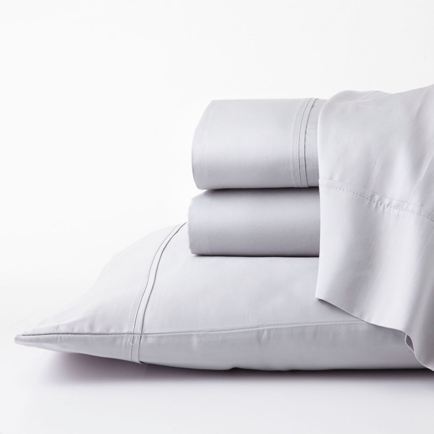 Sheet Set Luxurious Supima Cotton, Wrinkle Resistant, Breathable, With 2 Ghostgrip Band
