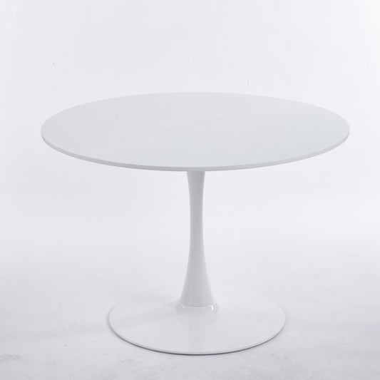 Mid-Century Tulip Dining Table With Round Top