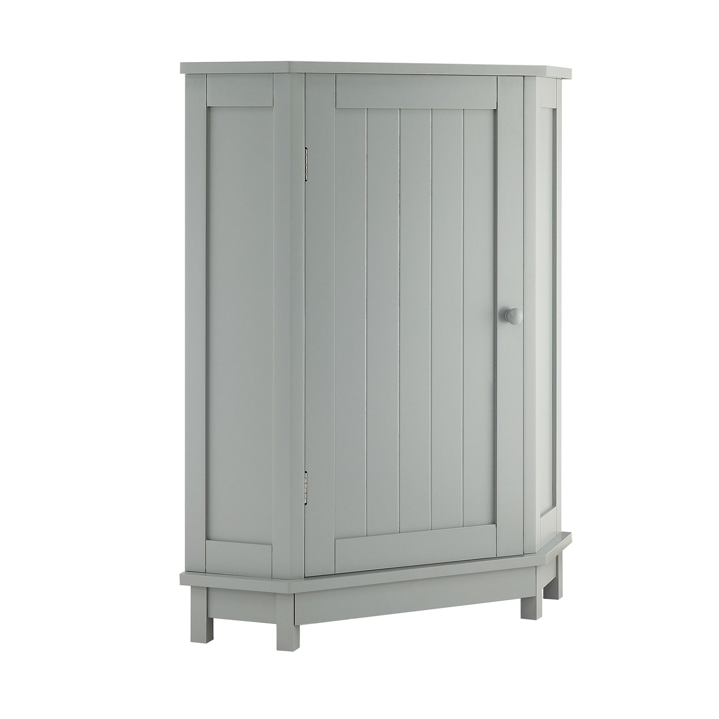 Bathroom Cabinet Triangle Corner Storage Cabinet With Adjustable Shelf Modern Style