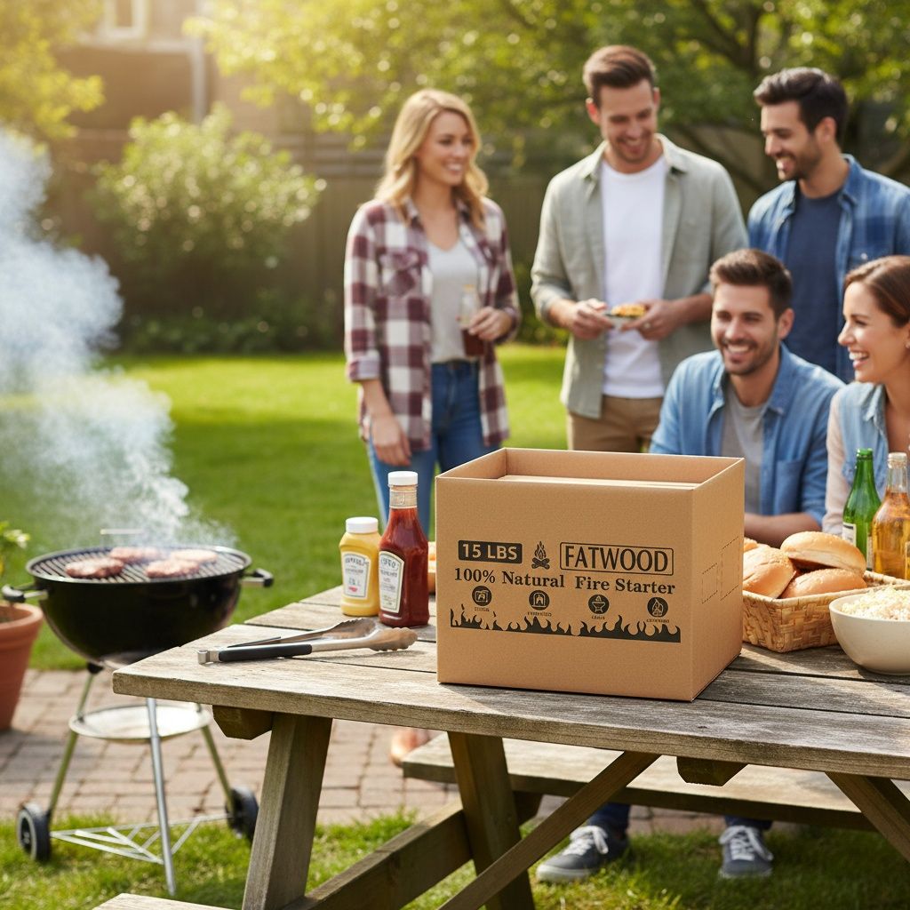 15 Lbs Fatwood Fire Starter Sticks With Box, 100% Natural Kindling Wood, Pine Firewood Firestarter For Campfire, Stove, Fireplace, Bonfires, Grill - Natural