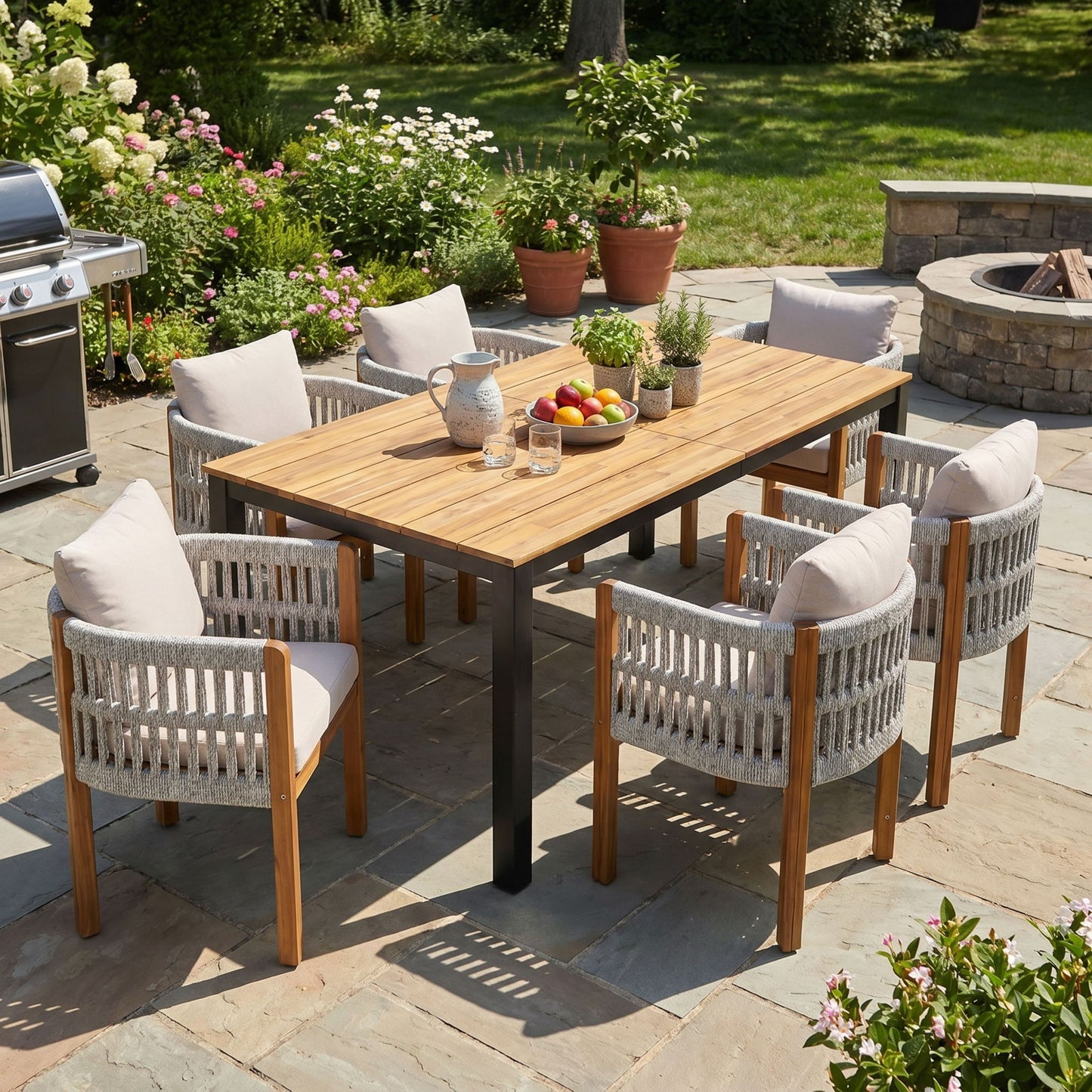 7 Piece Outdoor Dining Set