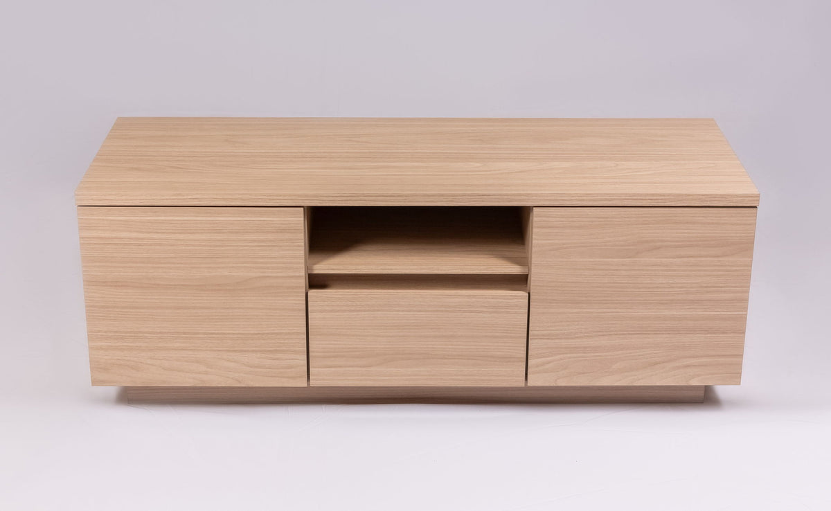 TV Stand For TVs Up To 50" With 1 Drawer And 2 Doors - Walnut