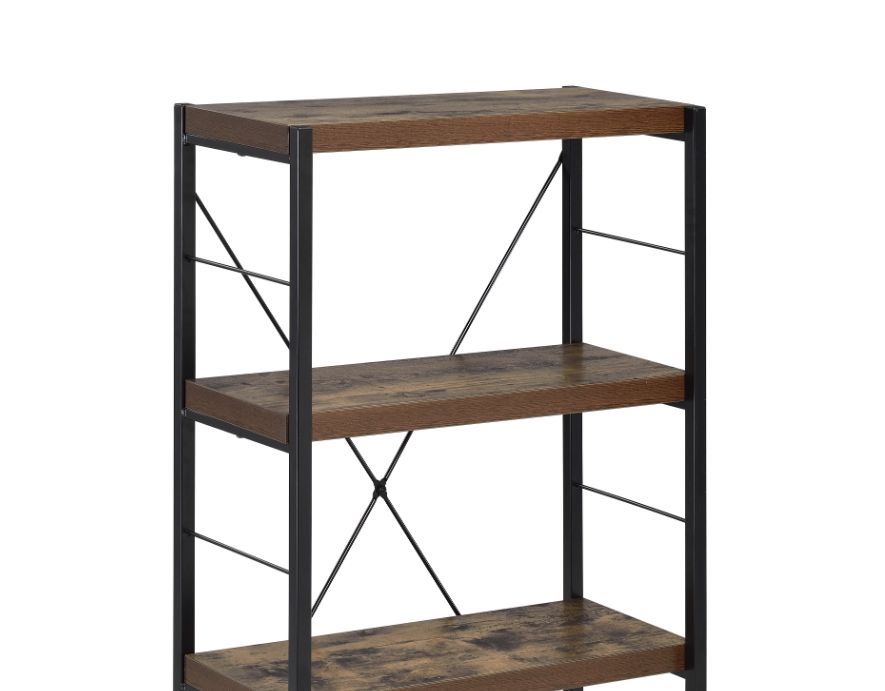 Bob - Bookshelf - Weathered Oak / Black