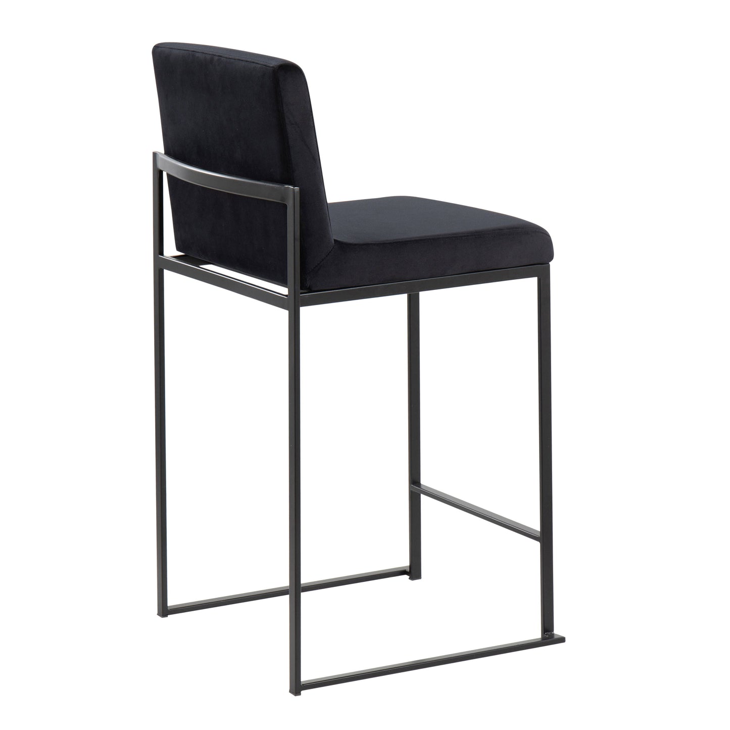 Fuji - Contemporary Modern Elegance, High Back Counter Stool