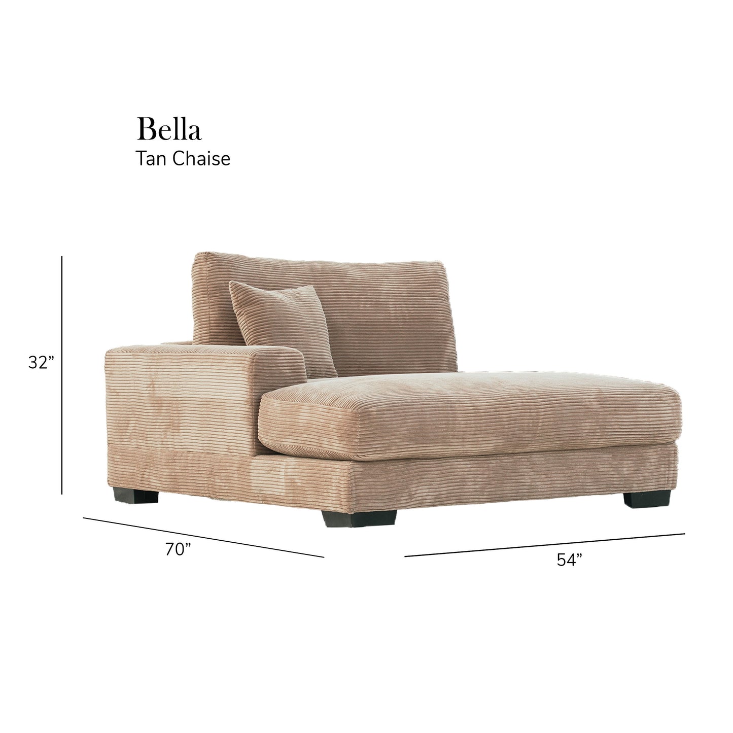 Bella - Corduroy Sectional