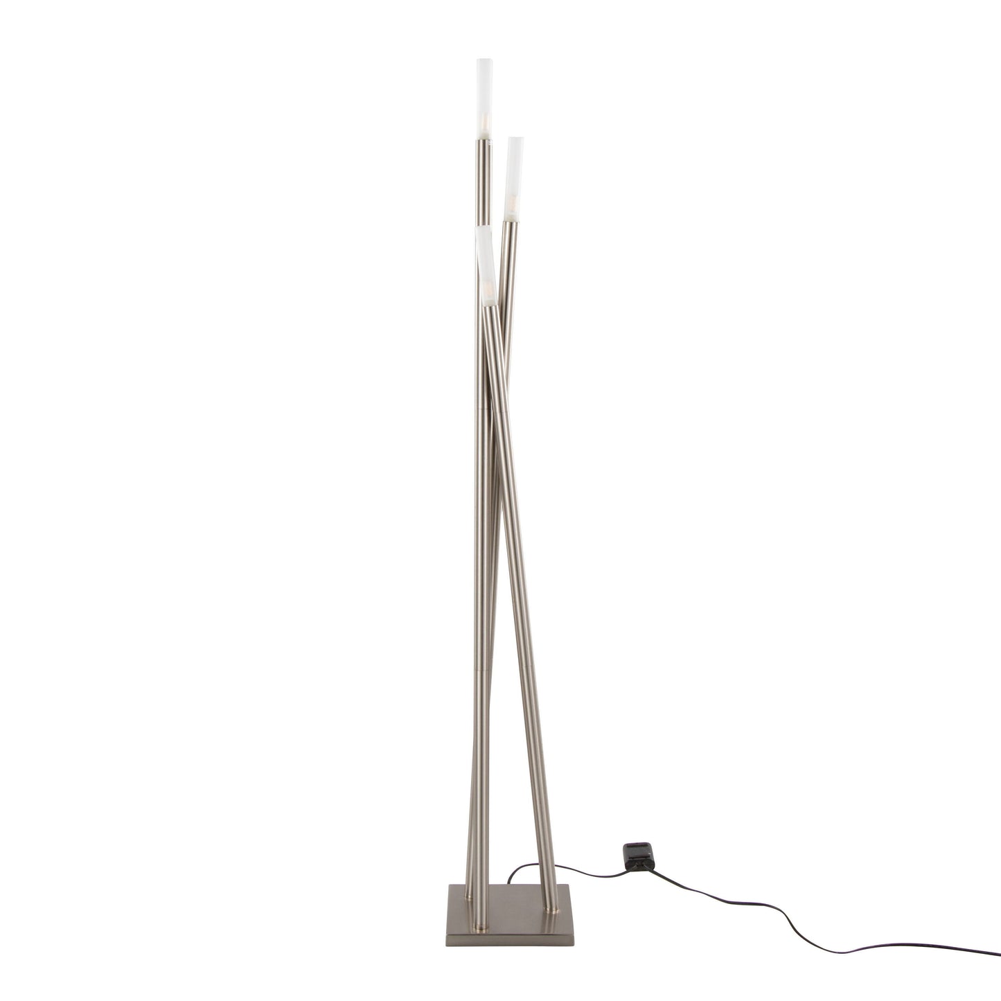 Icicle - Contemporary Floor Lamp - Nickel