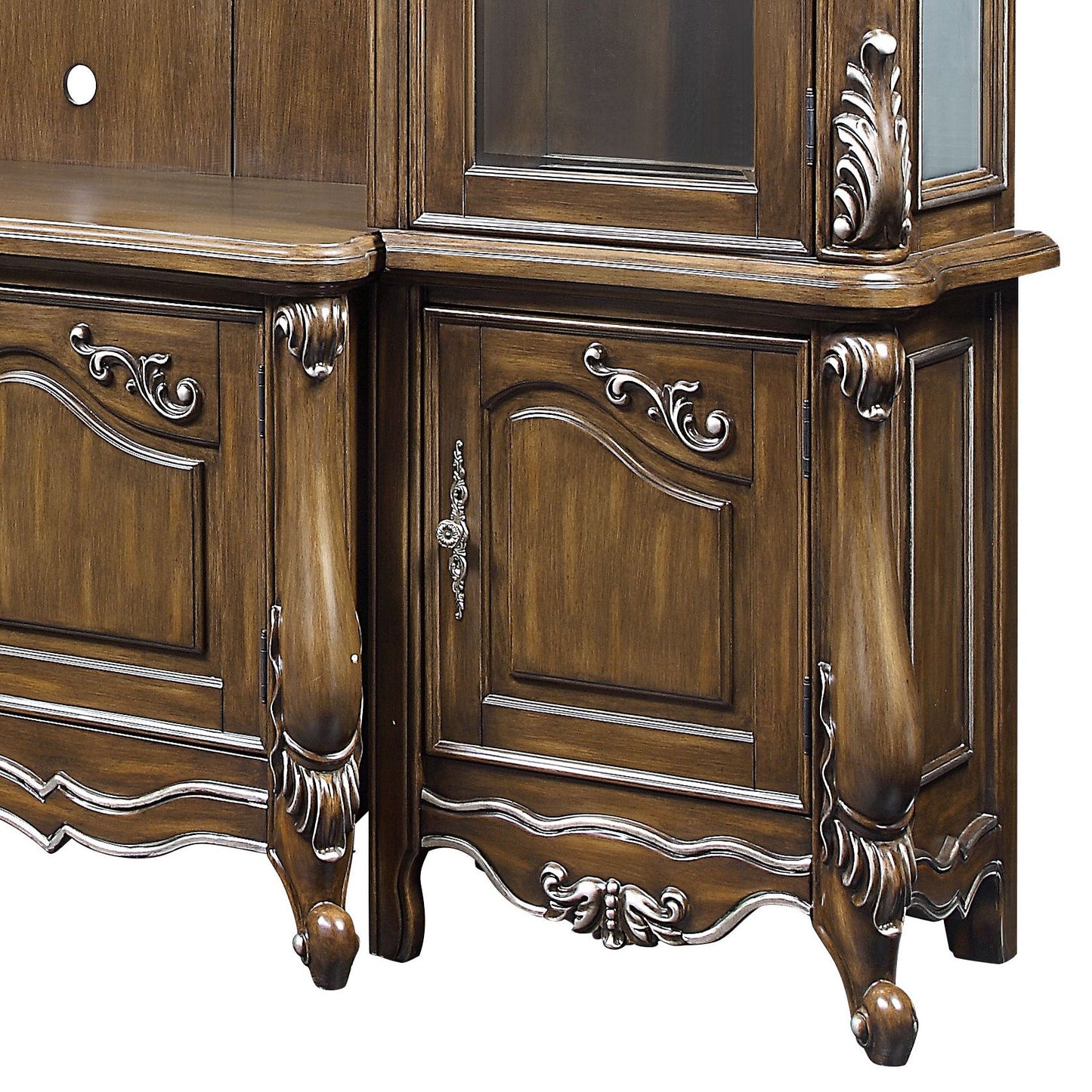 Latisha - Entertainment Center - Antique Oak