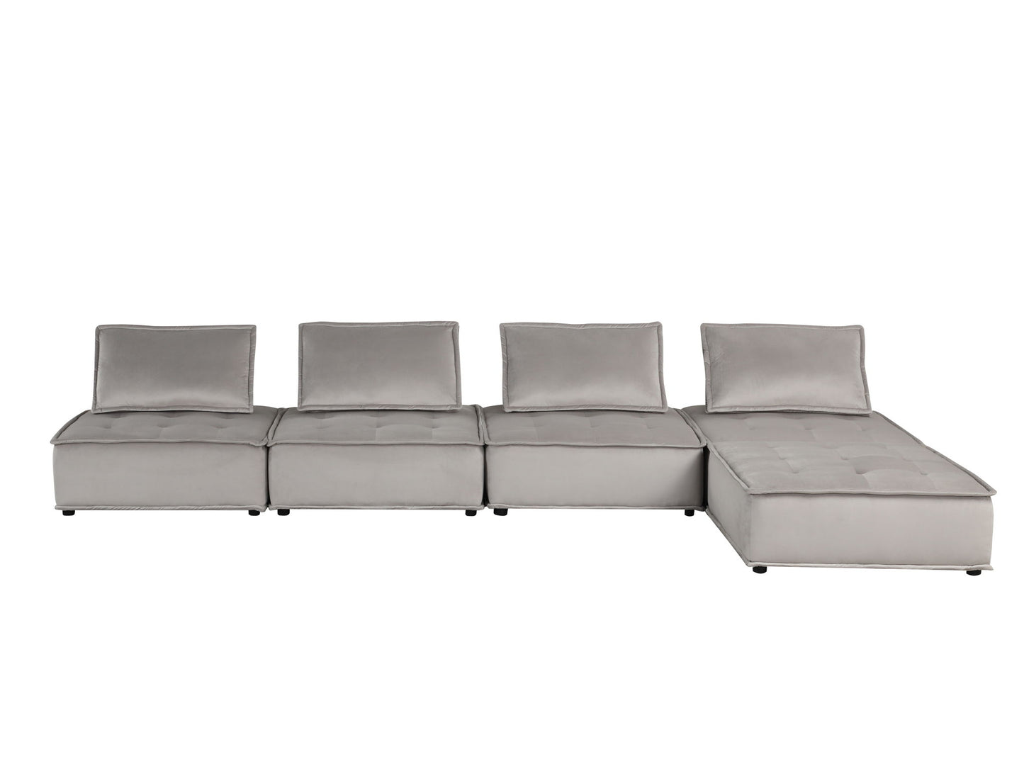 Anna - Soft Velvet Modular Sofa